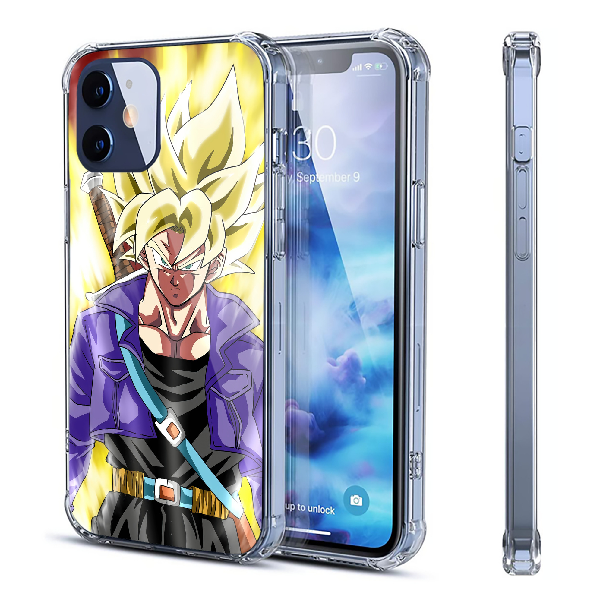 （画像用） ドラゴンボール DRAGON BALL 【iPhone 12シリーズ対応】透明スマホケース（クリアソフトケース）